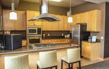 Clubhouse with kitchen